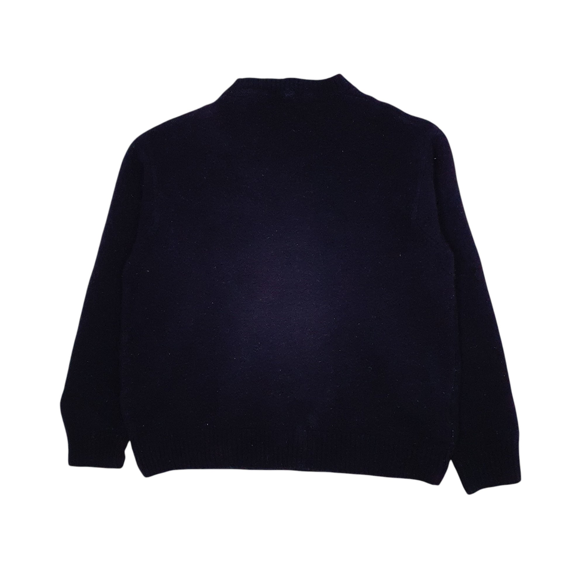 Womens Navy Burberry  Crewneck Jumper