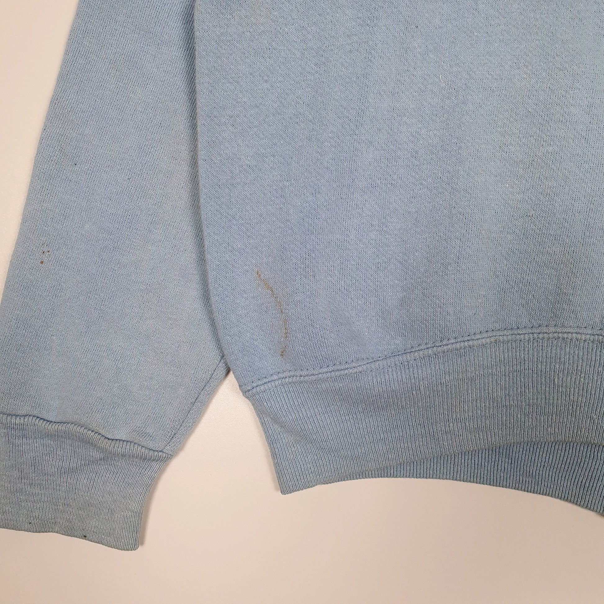 Mens Blue Sportswear Vintage 1960s Pocono Gardens Full Zip Jumper