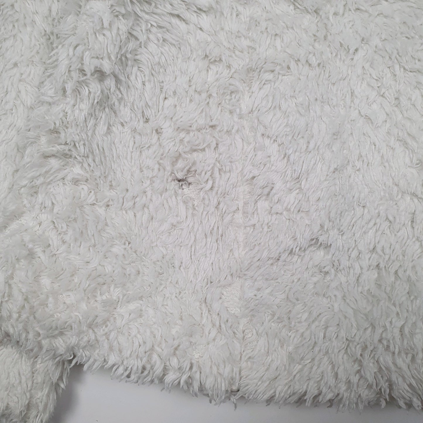 Womens White Patagonia Los Gatos Fleece Fluffy  Coat