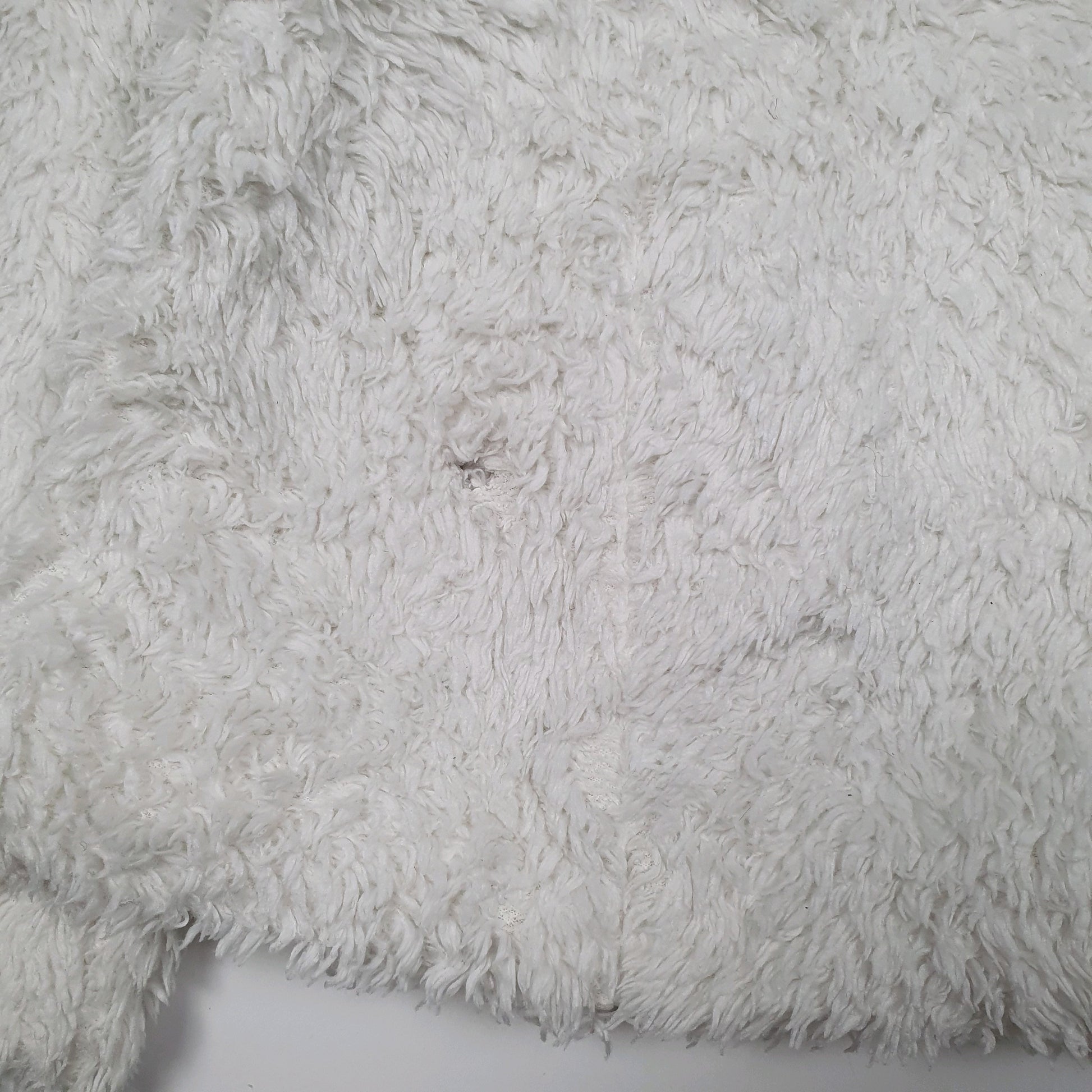 Womens White Patagonia Los Gatos Fleece Fluffy  Coat