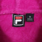 Womens Pink Fila Sport Fleece Lined Hoodie Jumper