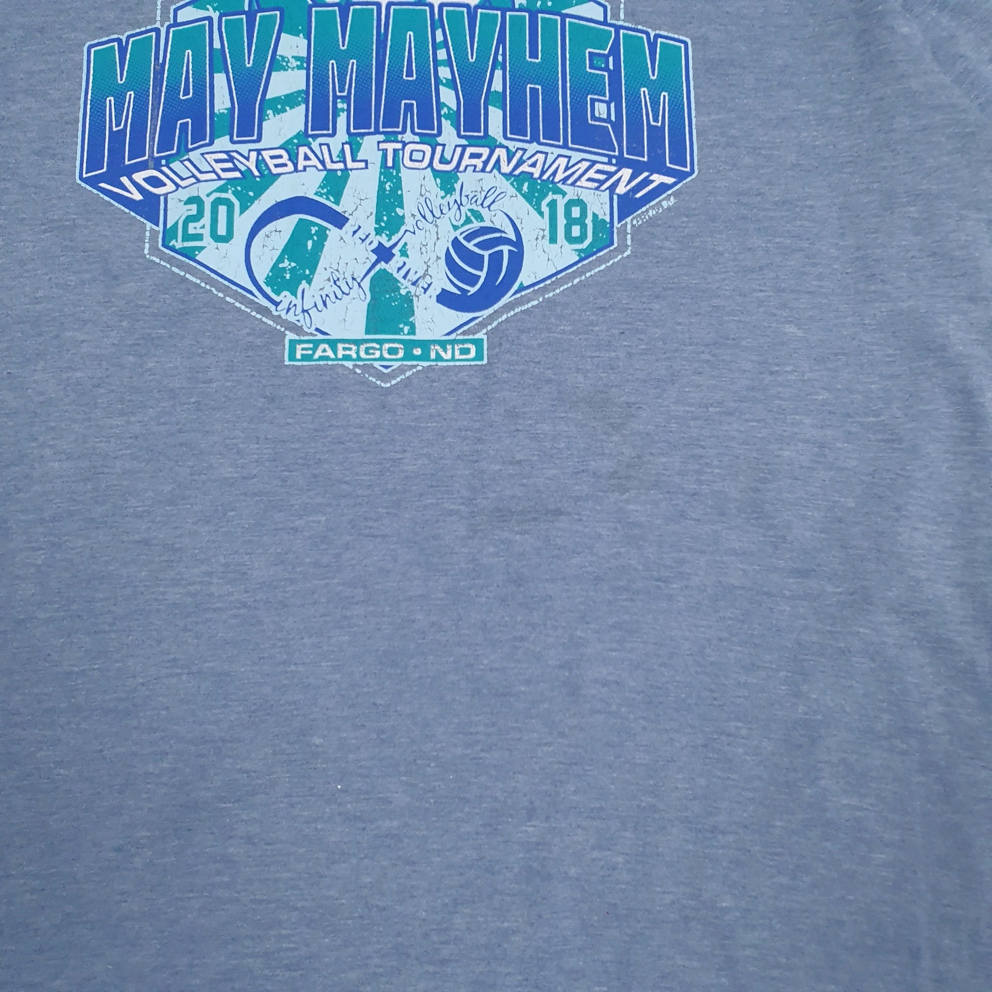 Mens Blue Gildan   T Shirt