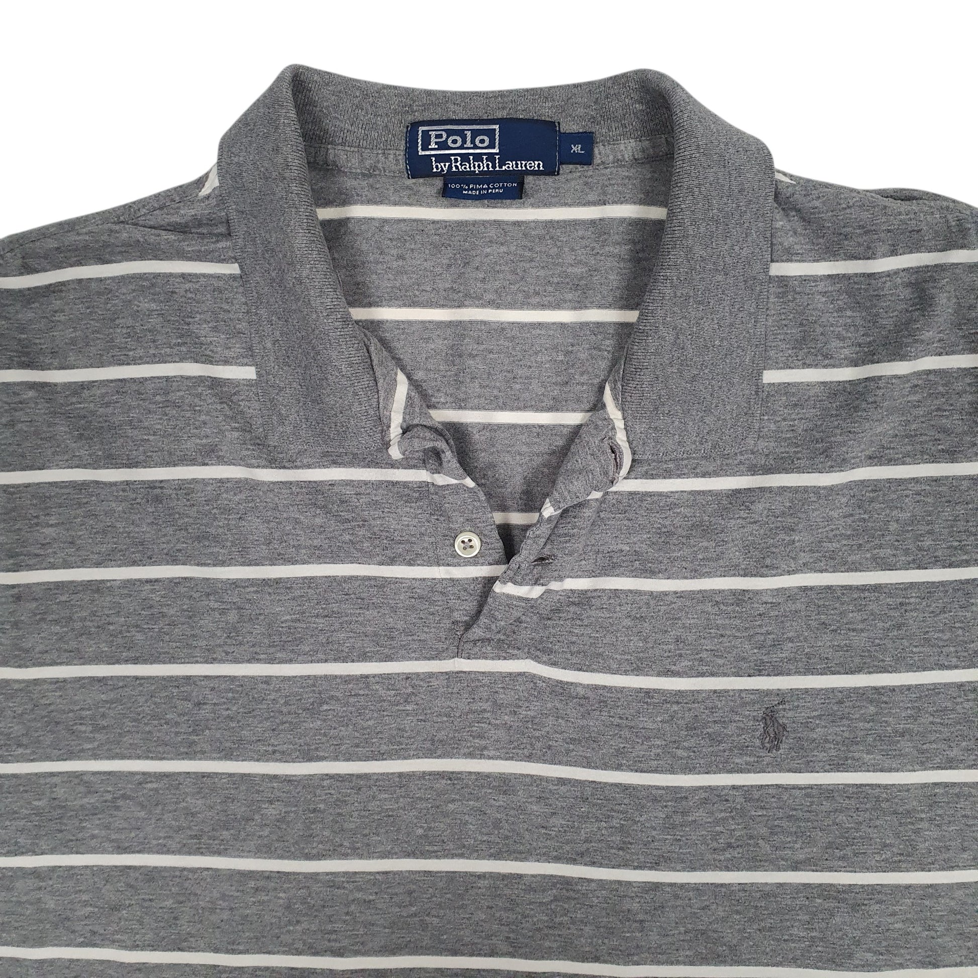 Mens Grey Polo Ralph Lauren   Polo Shirt