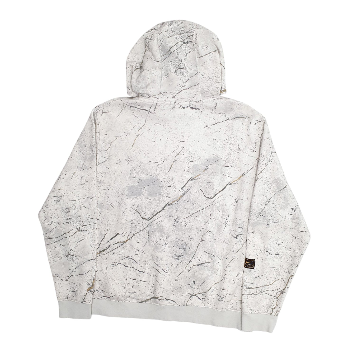 Mens Grey Nike Team Marble Hoodie Jumper