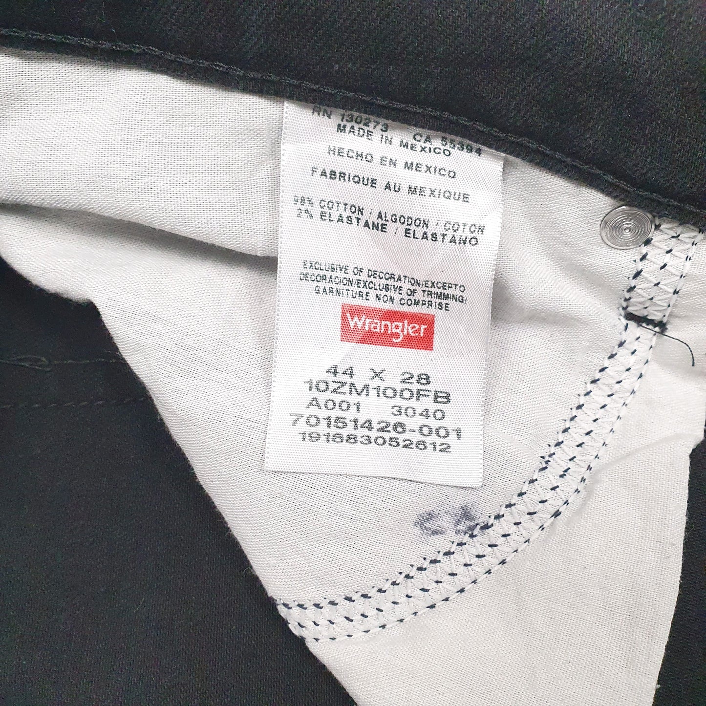 Mens Black Wrangler   Jeans