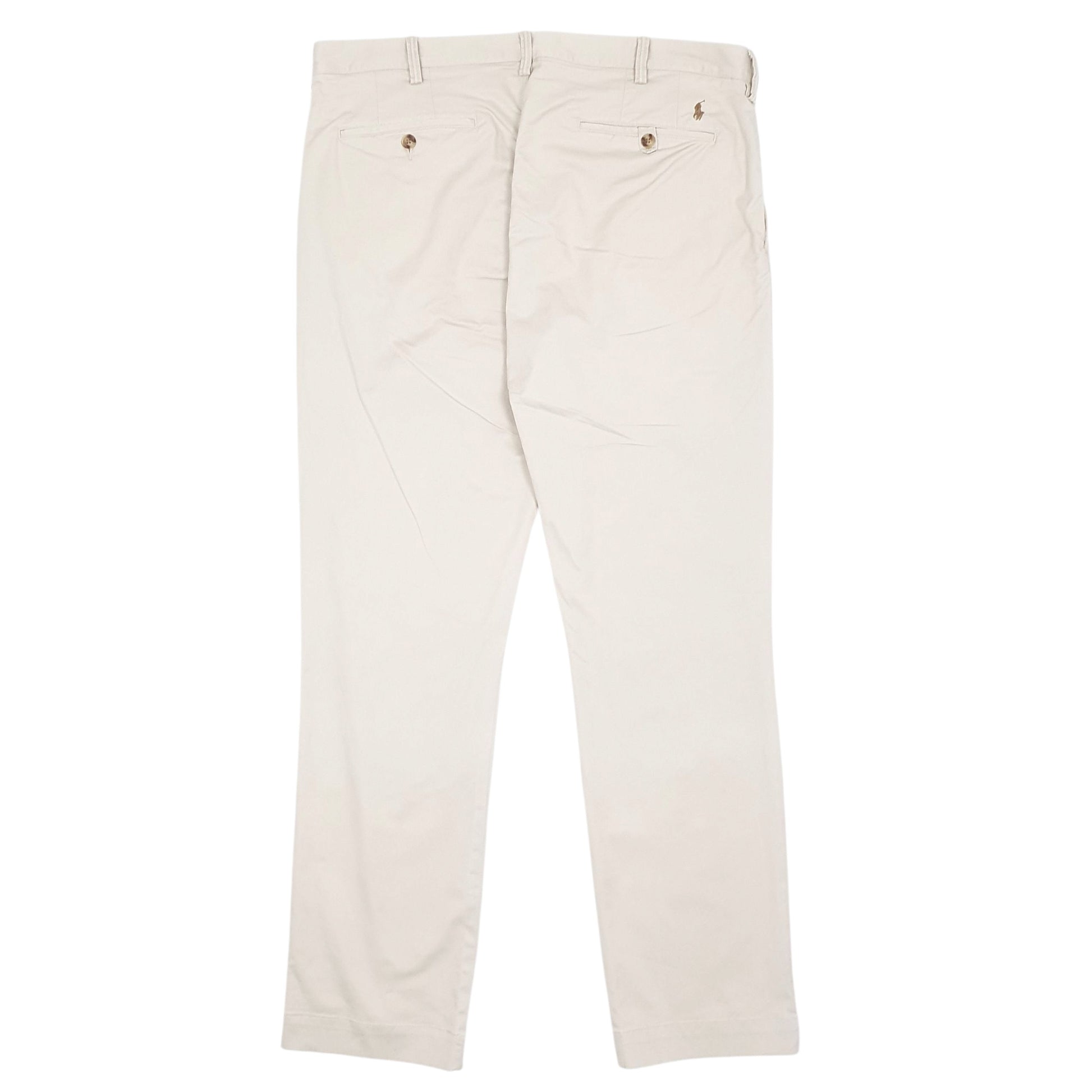 Mens Cream Polo Ralph Lauren   Trousers