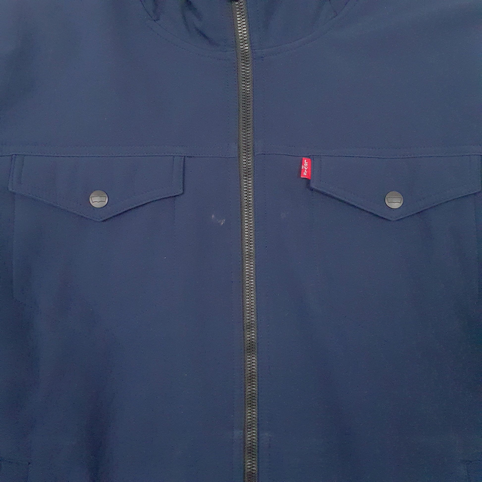 Mens Navy Levis   Coat
