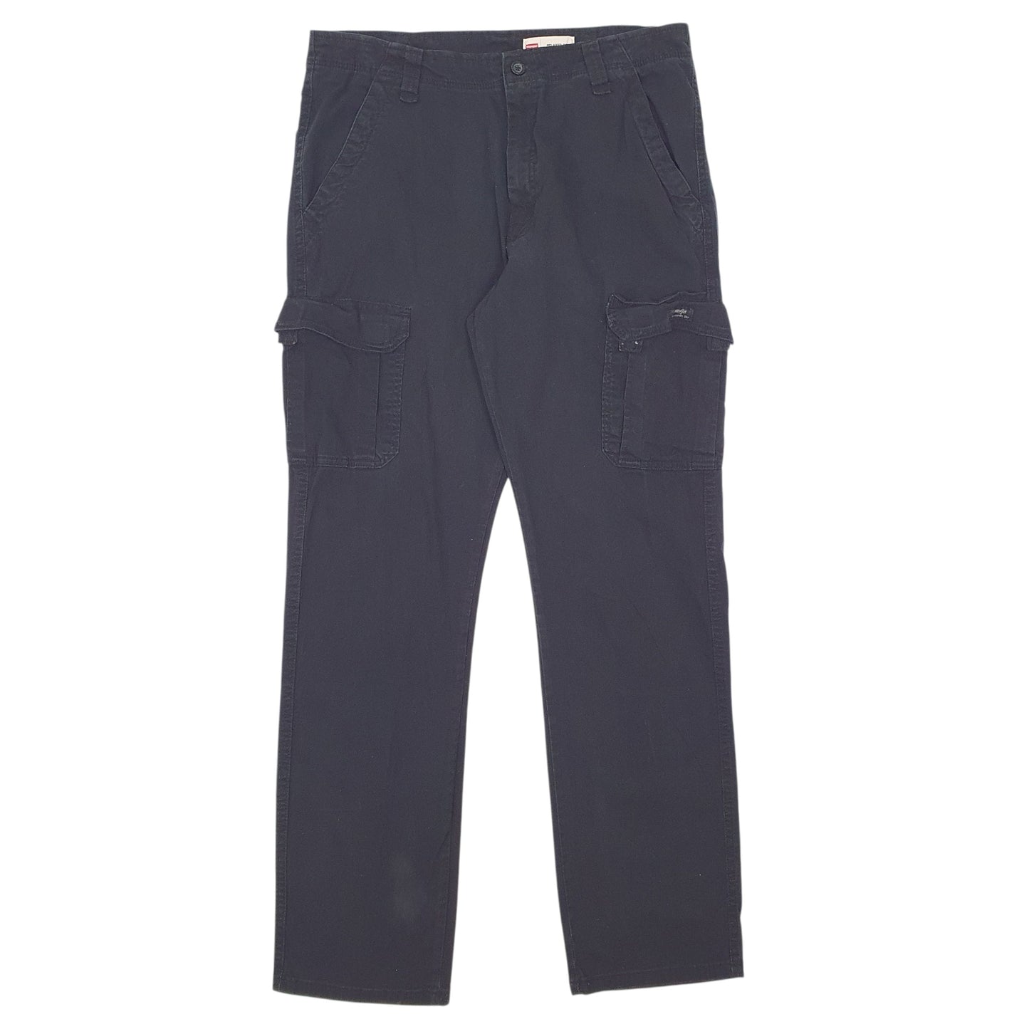 Mens Black Wrangler  Cargo Trousers