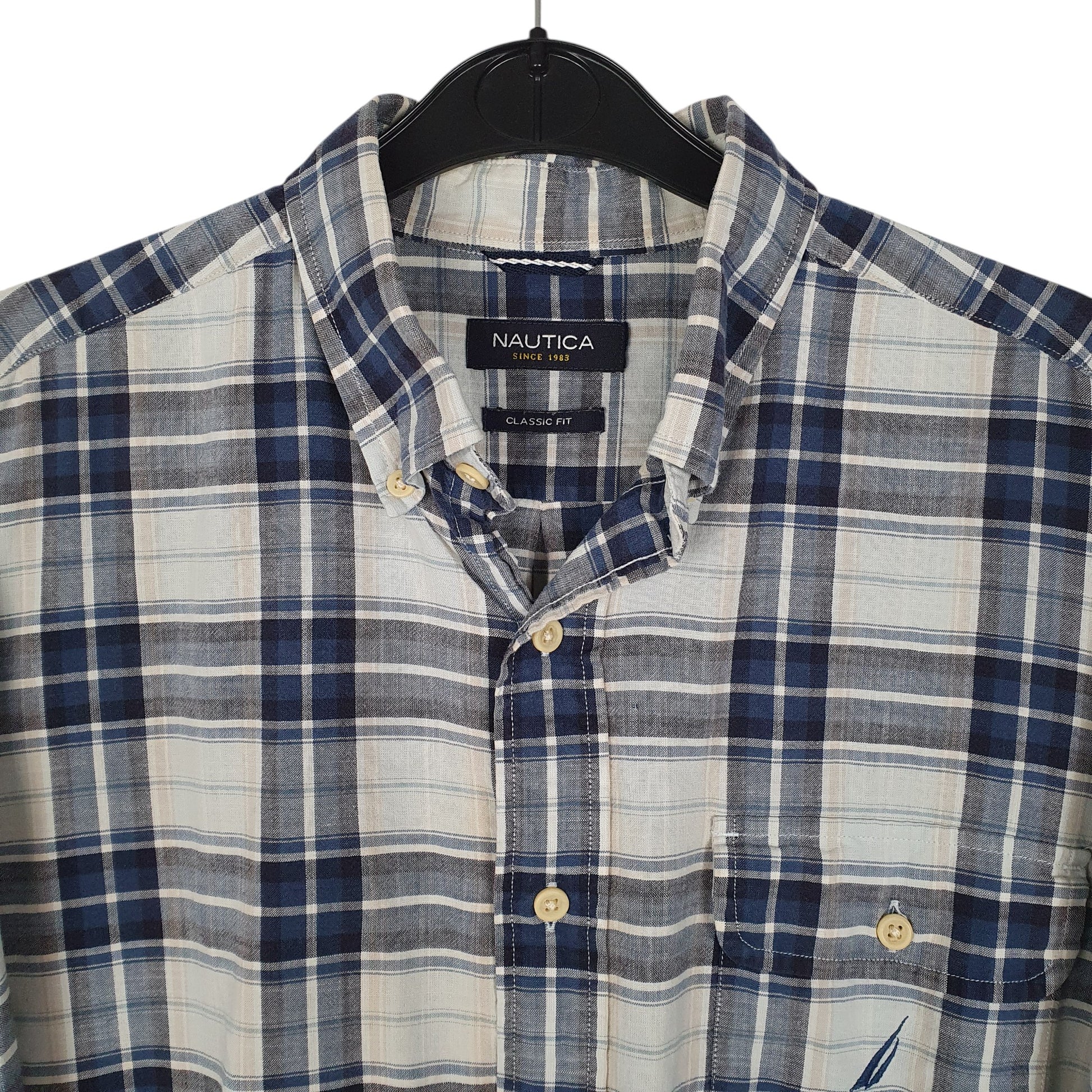Mens Blue Nautica   Shirt