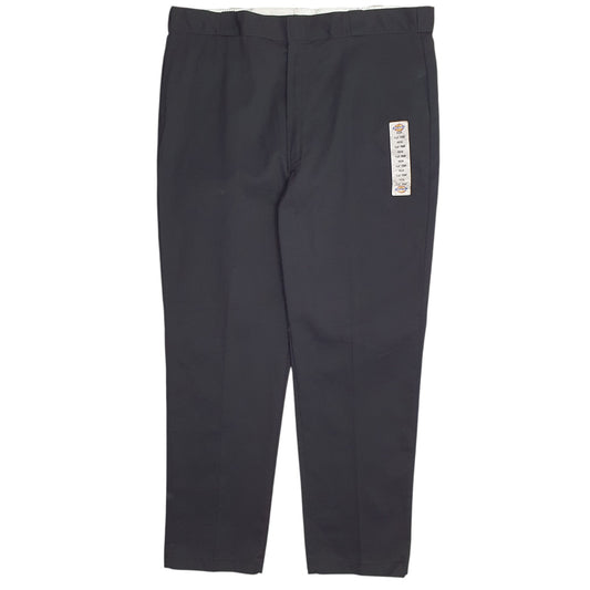 Mens Black Dickies Workwear Chino Trousers