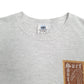 Mens Grey Kingstone Classic Single Stitch Vintage 90s Surf  T Shirt