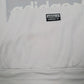 Womens White Adidas  Hoodie Jumper