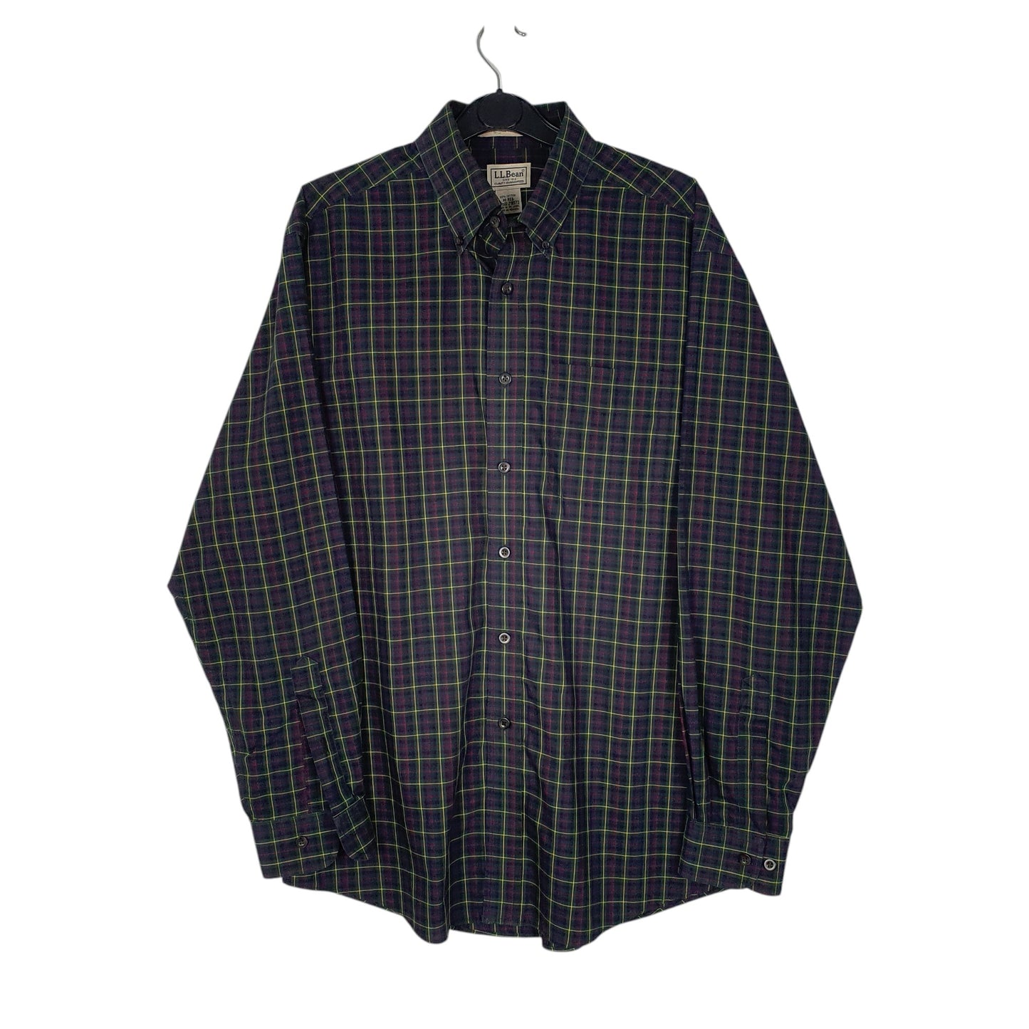 Mens Navy L.L.Bean  Long Sleeve Shirt