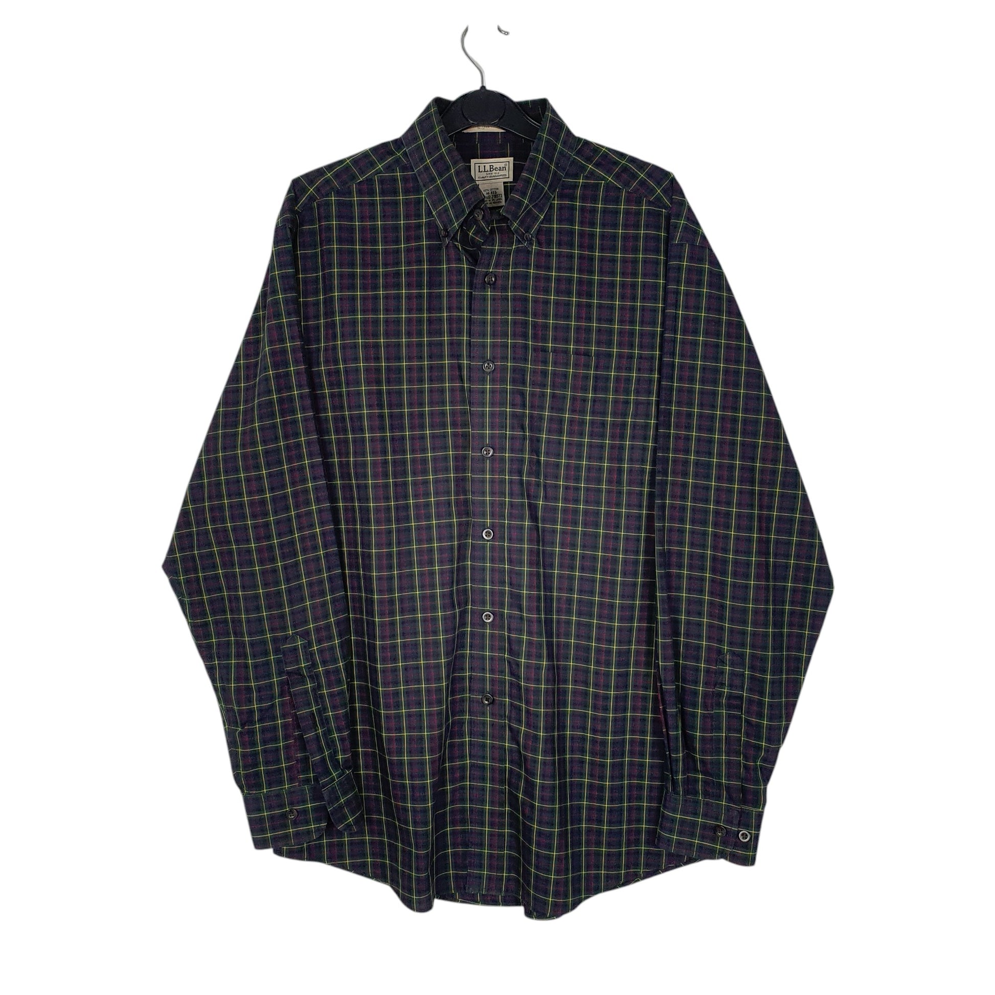 Mens Navy L.L.Bean  Long Sleeve Shirt