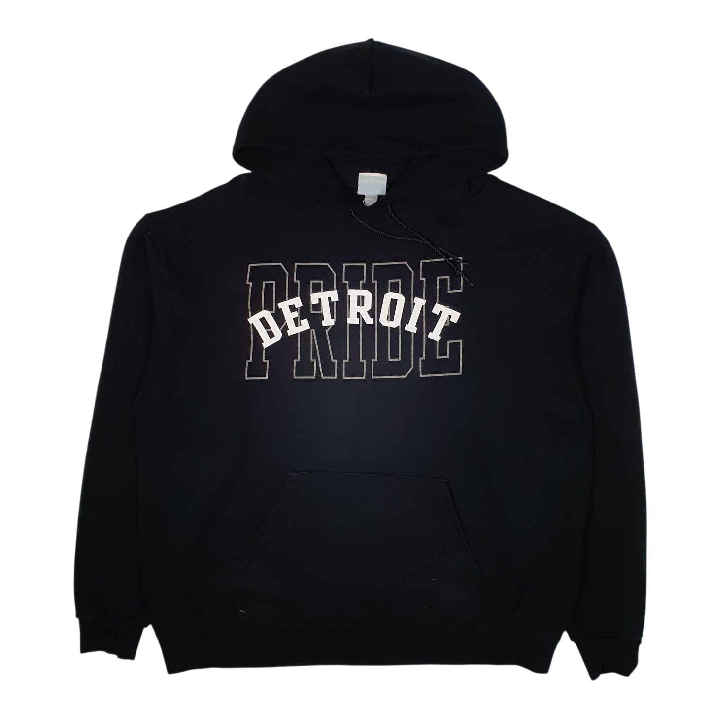 Mens Black Champion Detroit Pride Hoodie Jumper