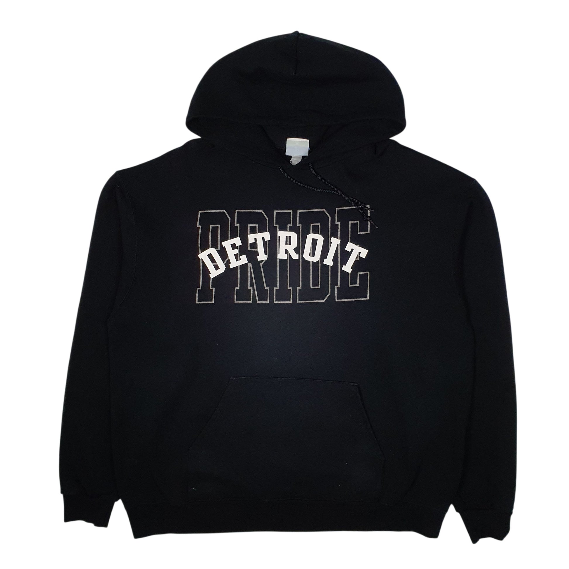 Mens Black Champion Detroit Pride Hoodie Jumper