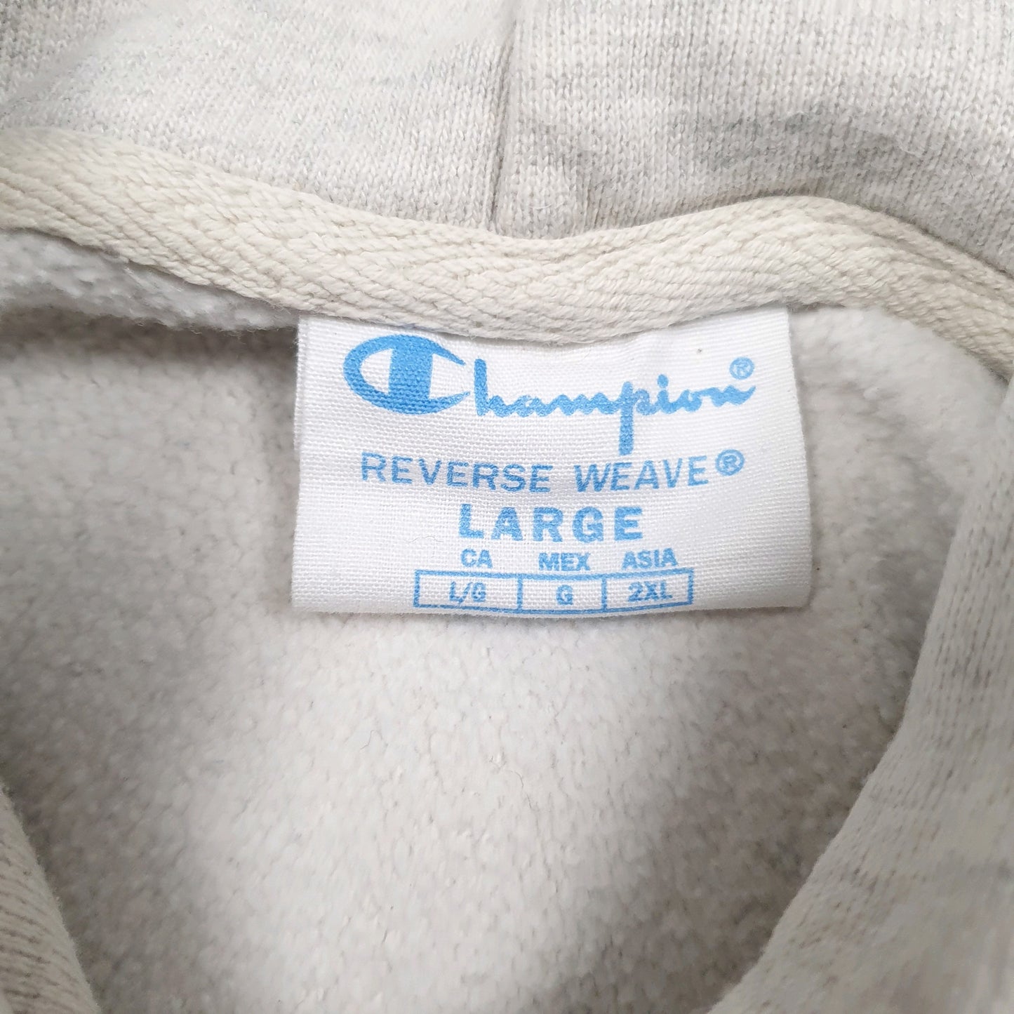 Mens Grey Champion Reverse Weave Central Michigan Hoodie Jumper