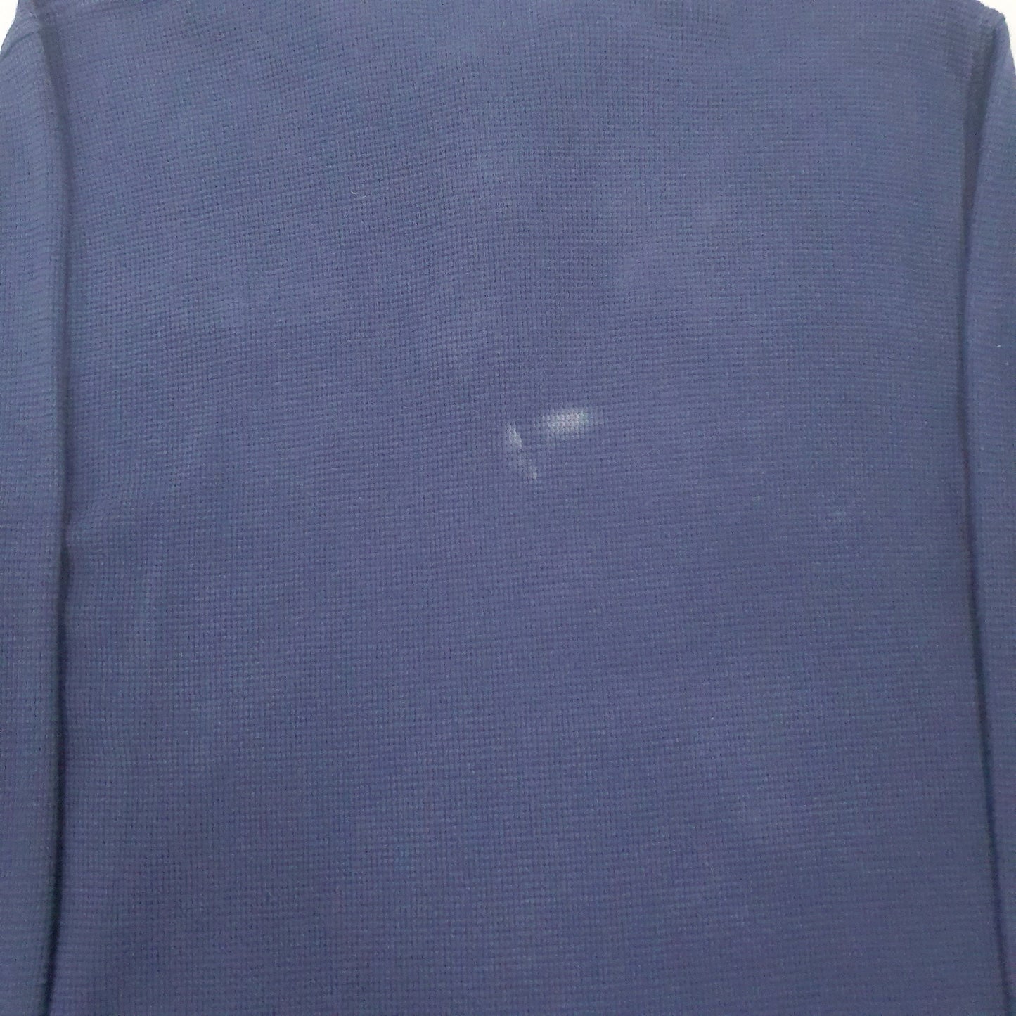 Mens Navy Fila   Polo Shirt