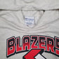 Mens Grey Champion Blazers Gaming Hoodie Jumper