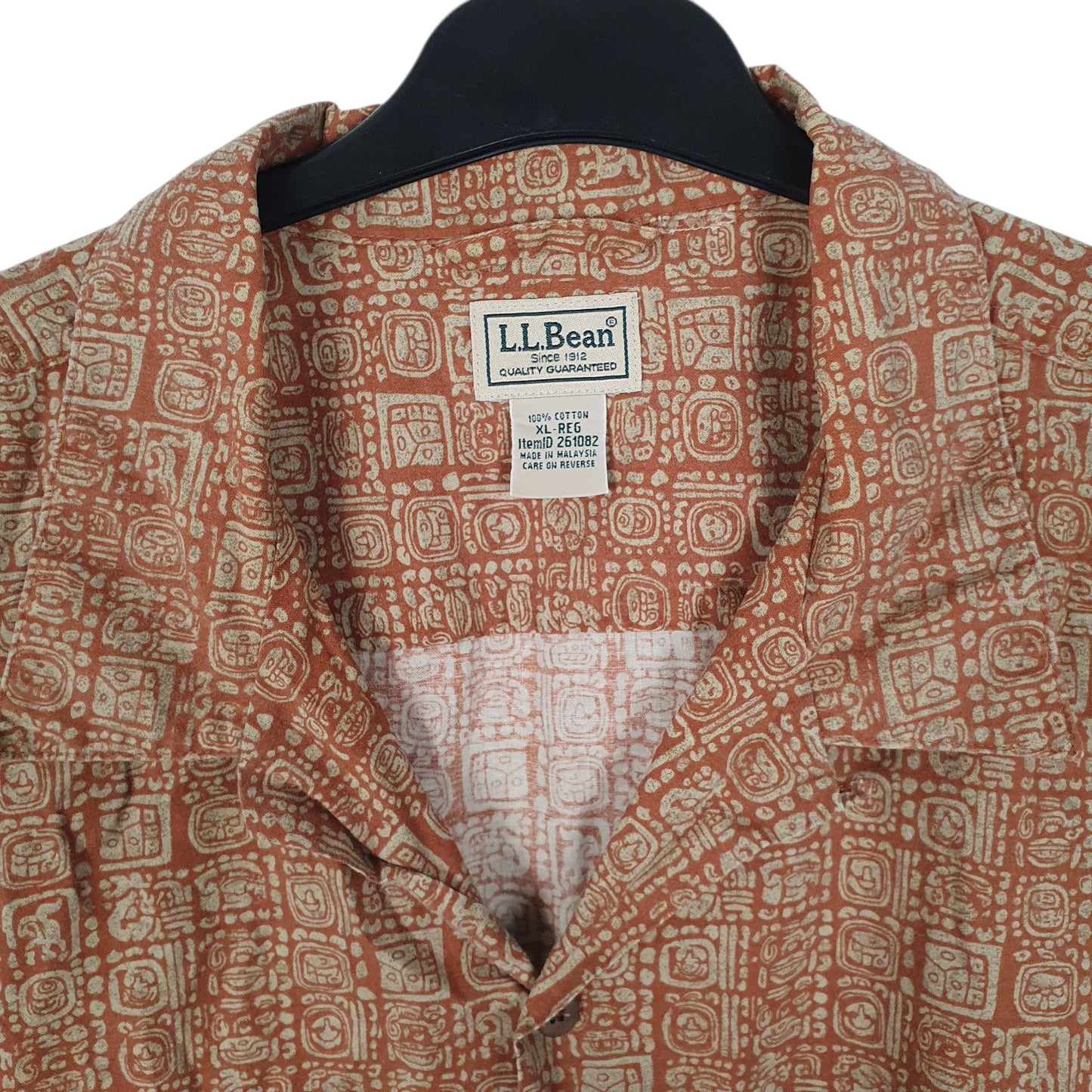 Mens Brown L.L.Bean   Shirt