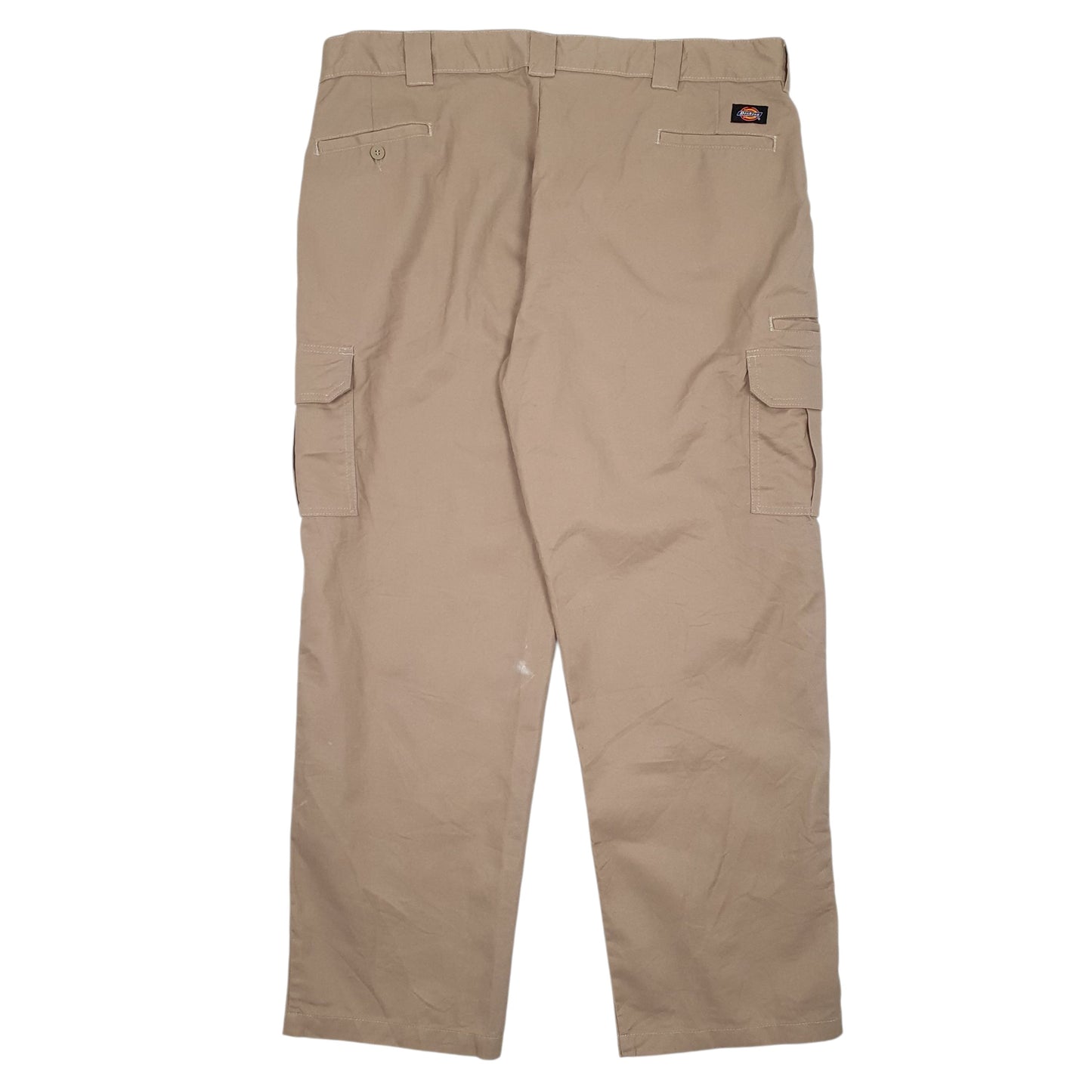 Mens Beige Dickies Workwear  Trousers