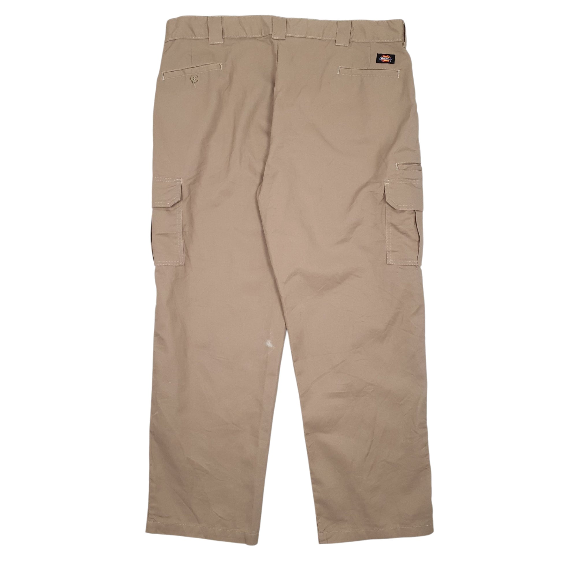 Mens Beige Dickies Workwear  Trousers
