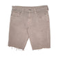 Mens Grey Levis 511 Slim Fit Cut Off Denim Shorts