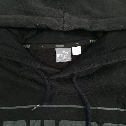 Mens Black Puma  Hoodie Jumper
