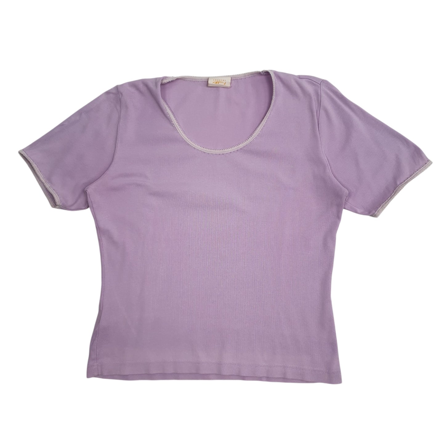 Womens Purple Country Classics  Short Sleeve T Shirt