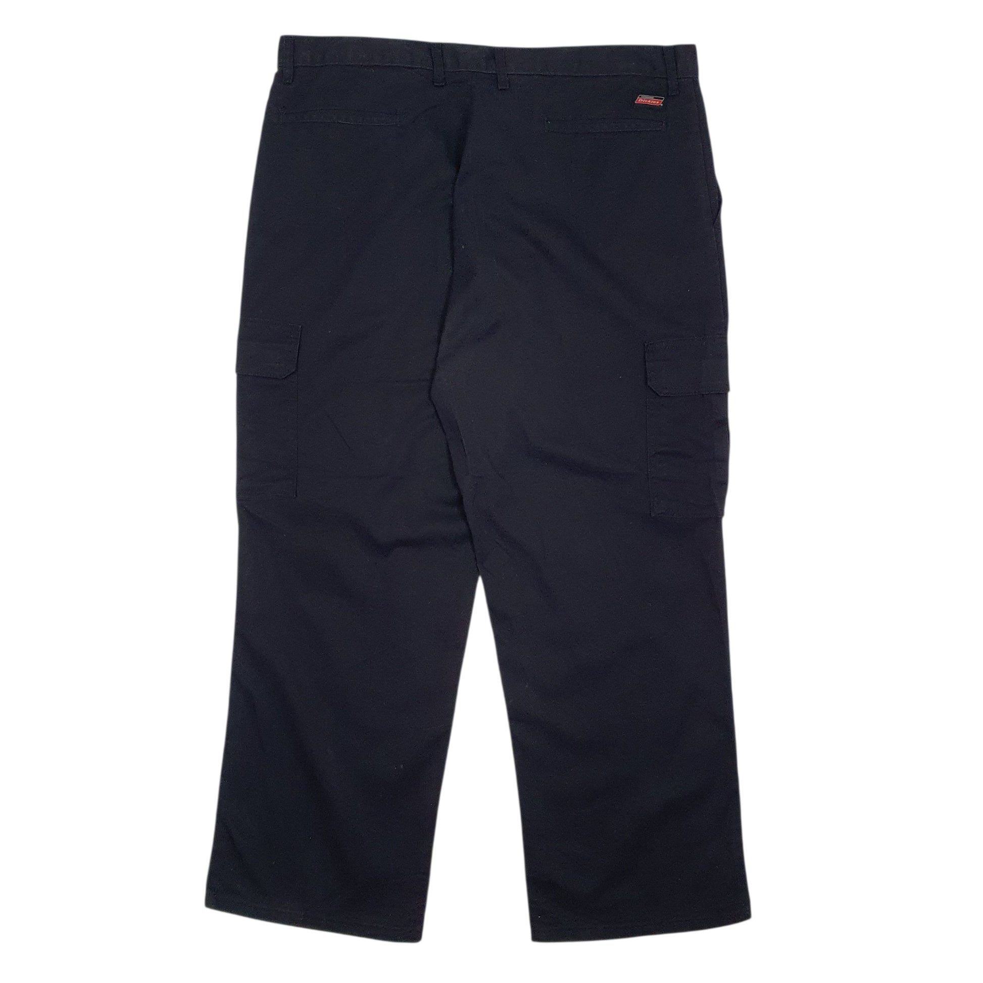 Mens Black Dickies   Trousers