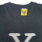Mens Black X-AM Vintage 90s Warner Bros Quarter Zip T Shirt