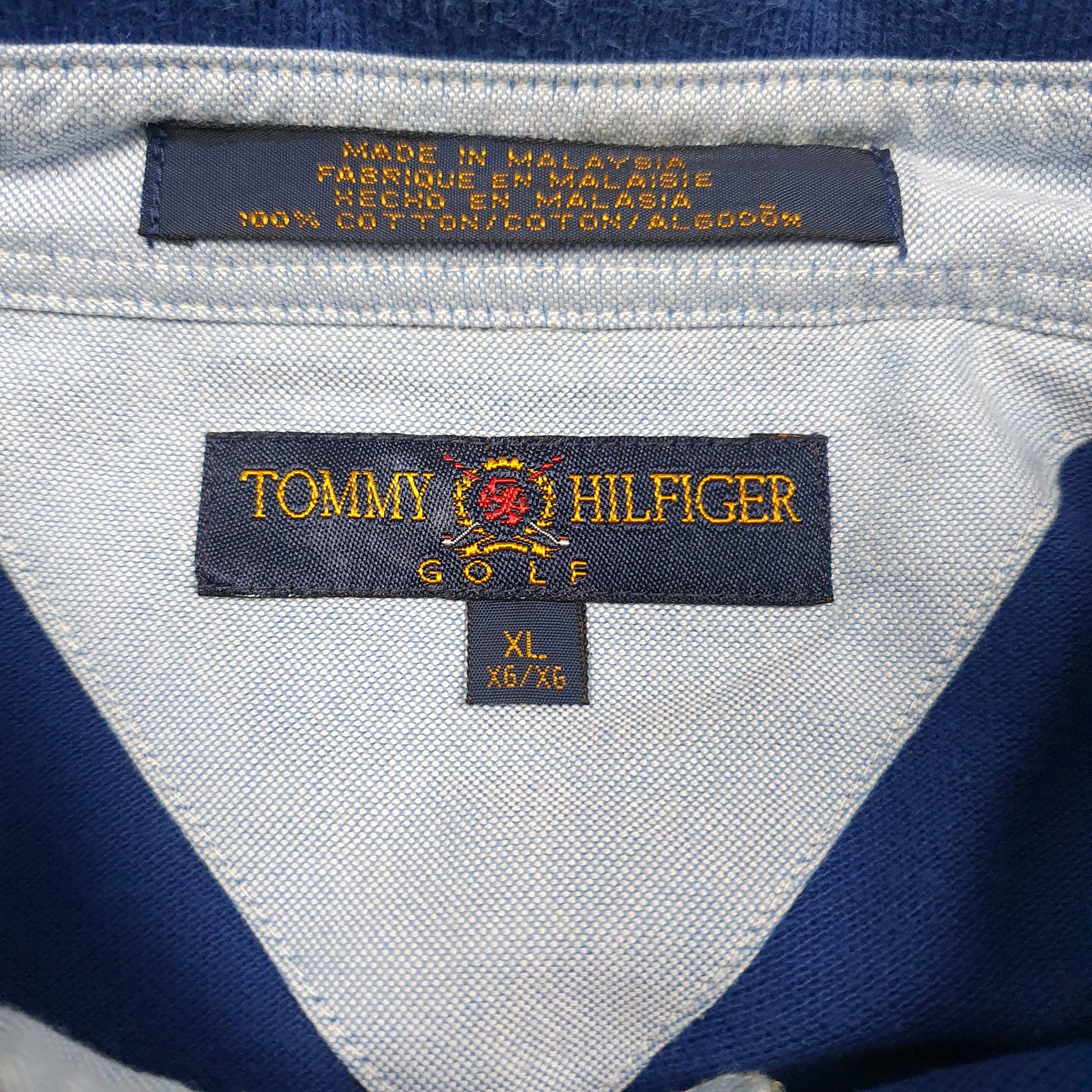 Mens Blue Tommy Hilfiger Golf  Polo Shirt