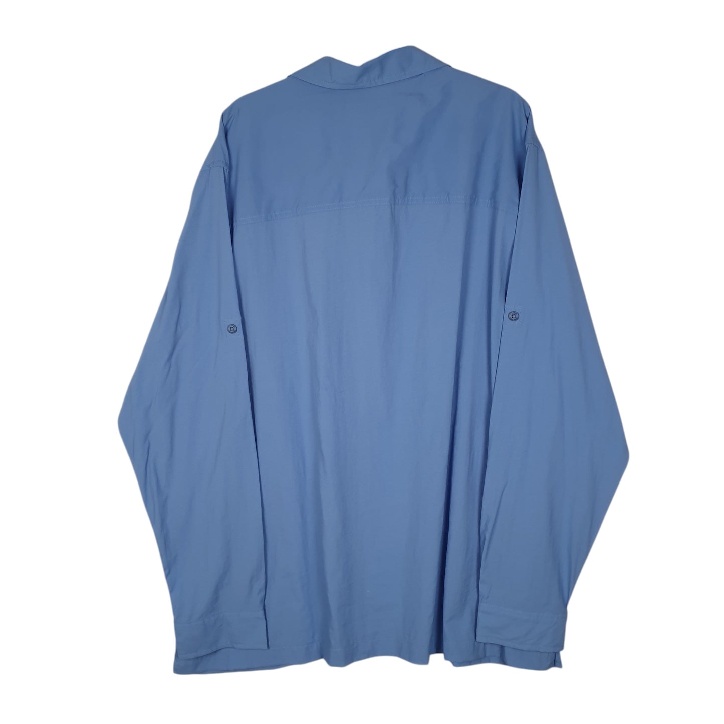 Mens Blue L.L.Bean Walking Hiking  Shirt