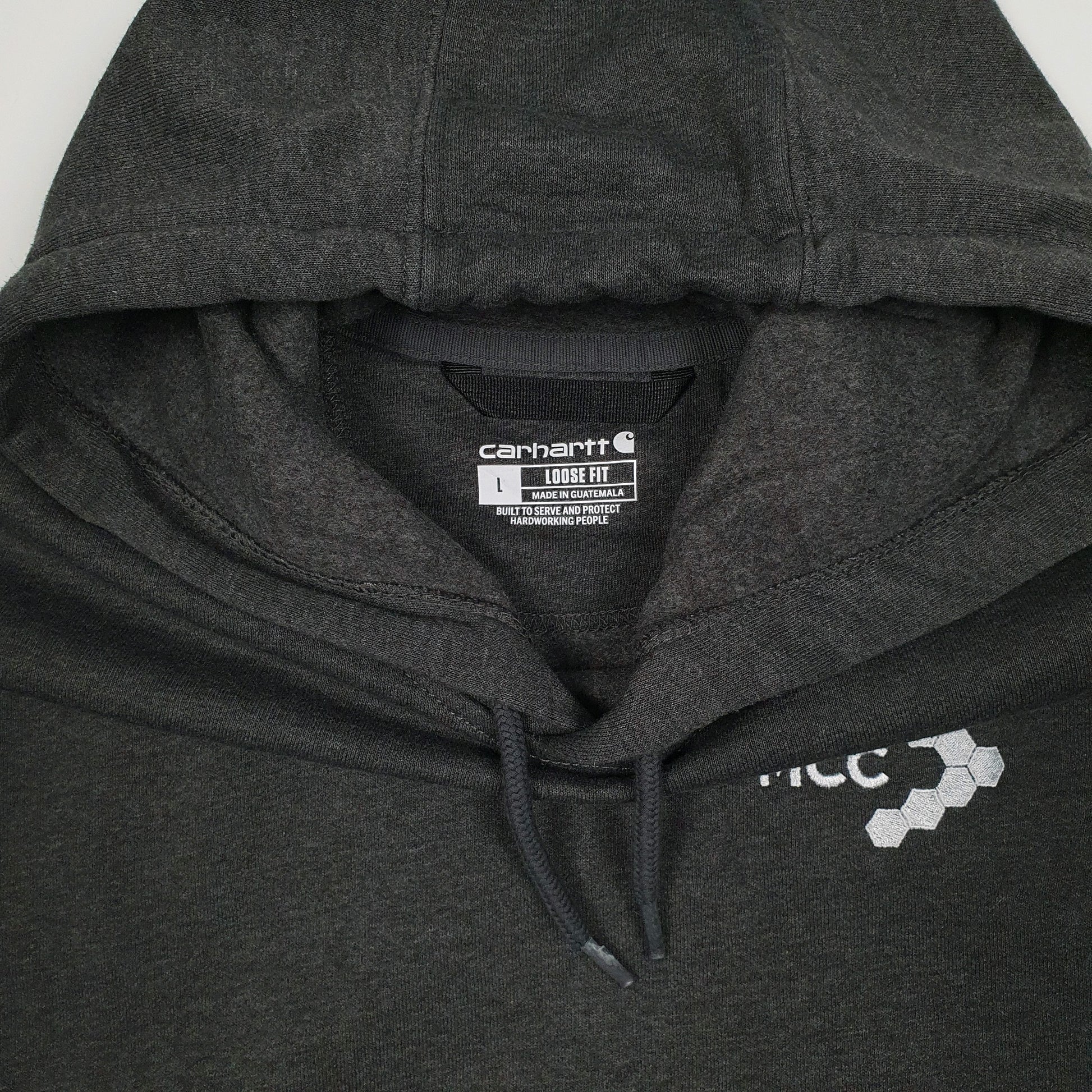Mens Grey Carhartt  Hoodie Jumper