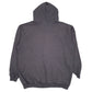 Mens Grey Champion Spellout Hoodie Jumper