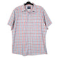 Mens Red Wrangler Pearl Snap Short Sleeve Shirt