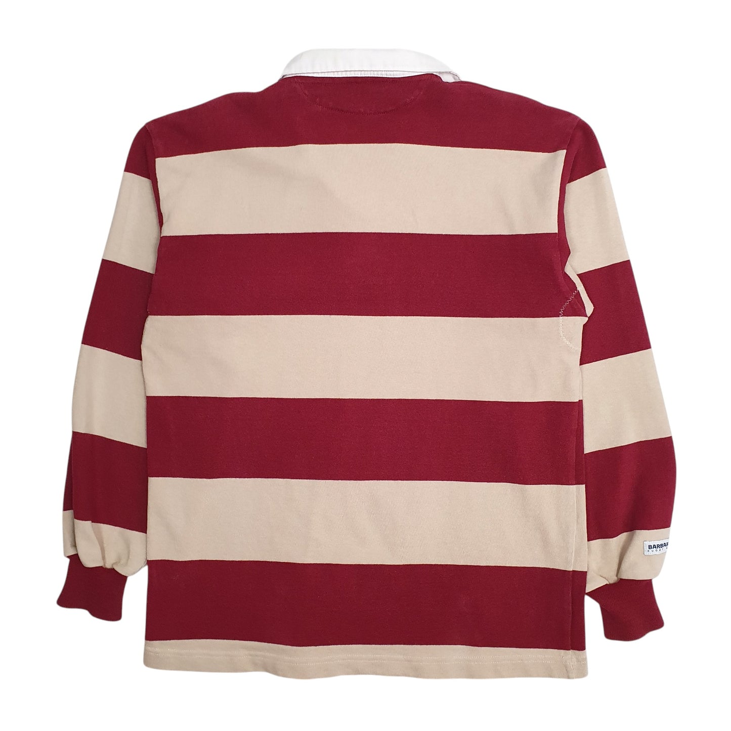 Mens Burgundy Barbarian Rugby Hoodie Polo Shirt