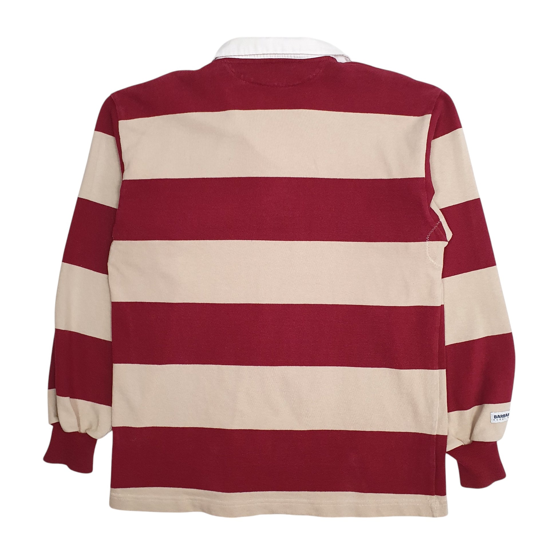 Mens Burgundy Barbarian Rugby Hoodie Polo Shirt