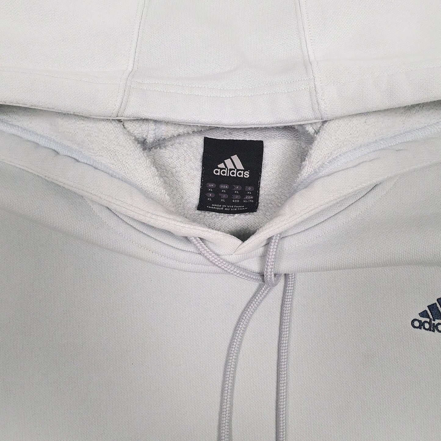 Mens Blue Adidas  Hoodie Jumper