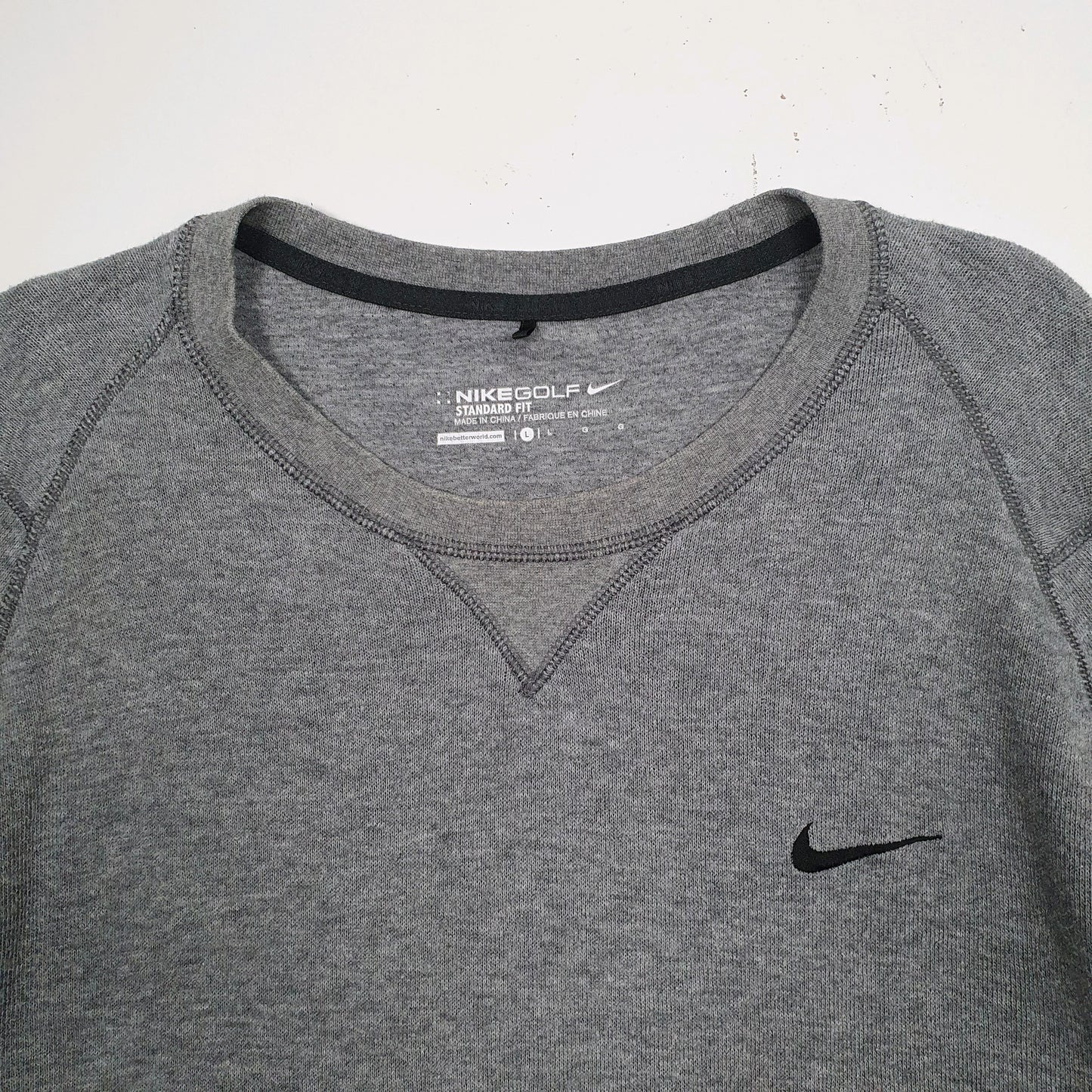 Mens Grey Nike  Crewneck Jumper