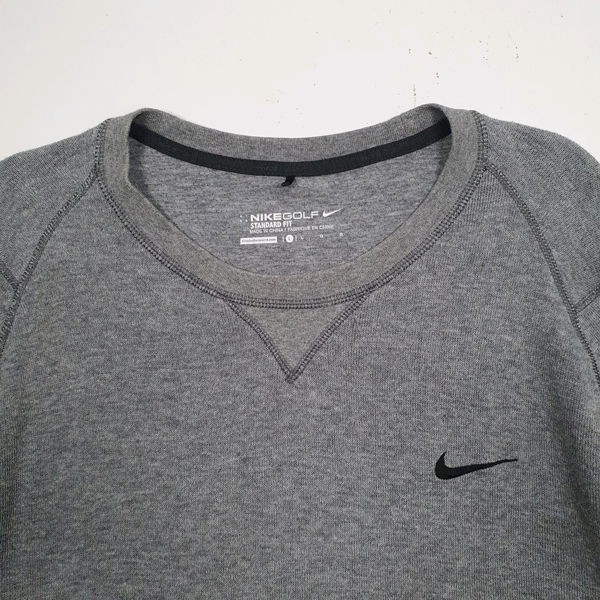 Mens Grey Nike  Crewneck Jumper