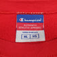 Mens Red Champion  Crewneck Jumper