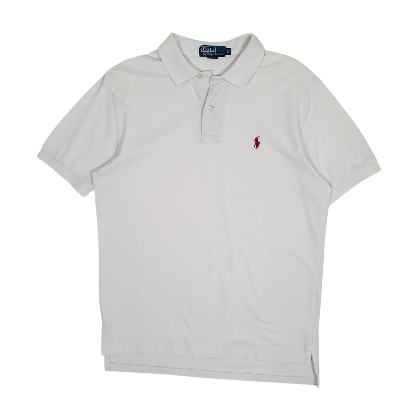 Mens White Polo Ralph Lauren  Short Sleeve Polo Shirt