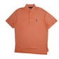 Mens Orange Polo Ralph Lauren Golf Short Sleeve Polo Shirt