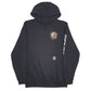 Mens Black Carhartt American Electric Hoodie Jumper