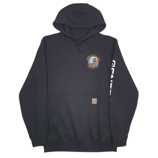 Mens Black Carhartt American Electric Hoodie Jumper