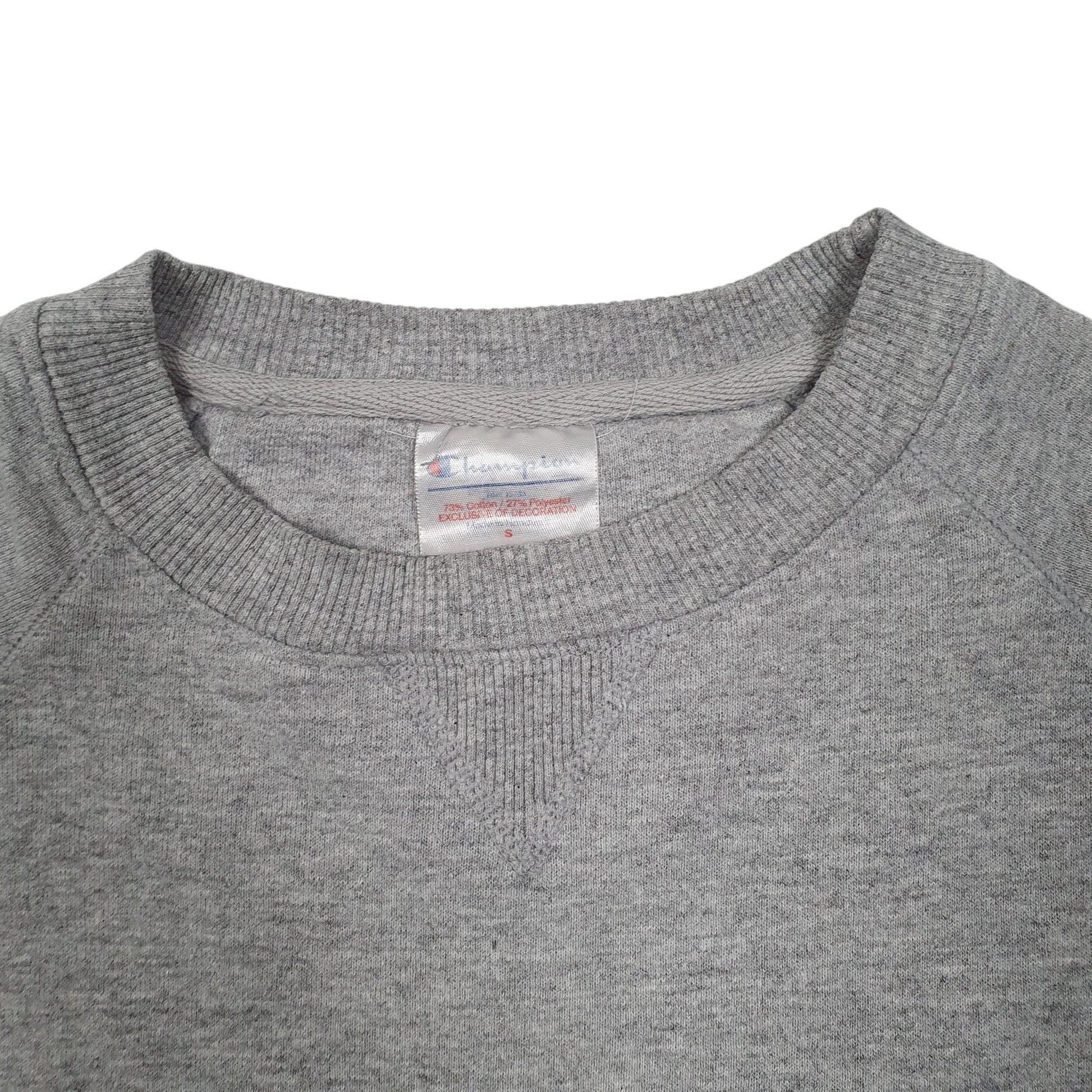 Womens Grey Champion  Crewneck Jumper