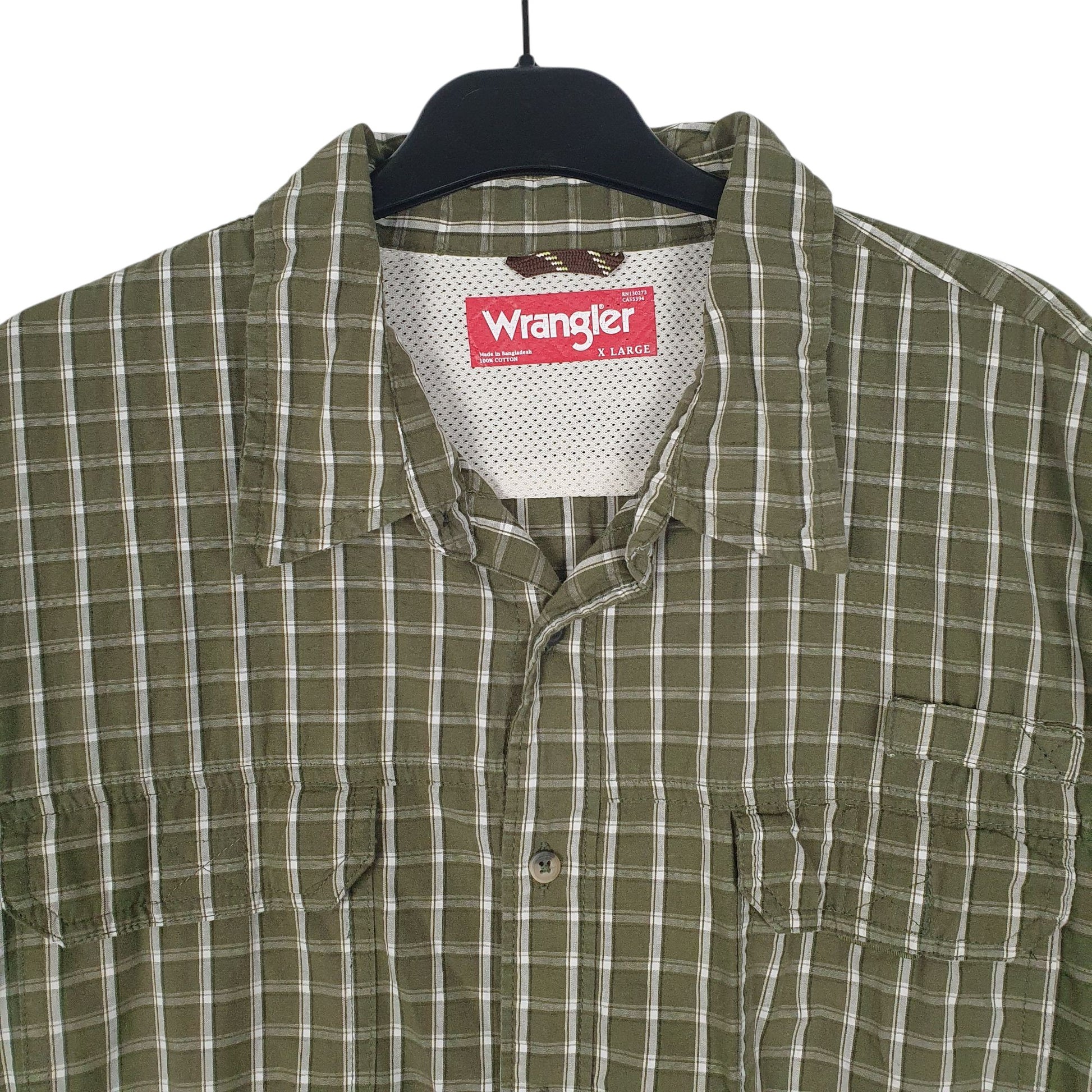 Mens Green Wrangler   Shirt