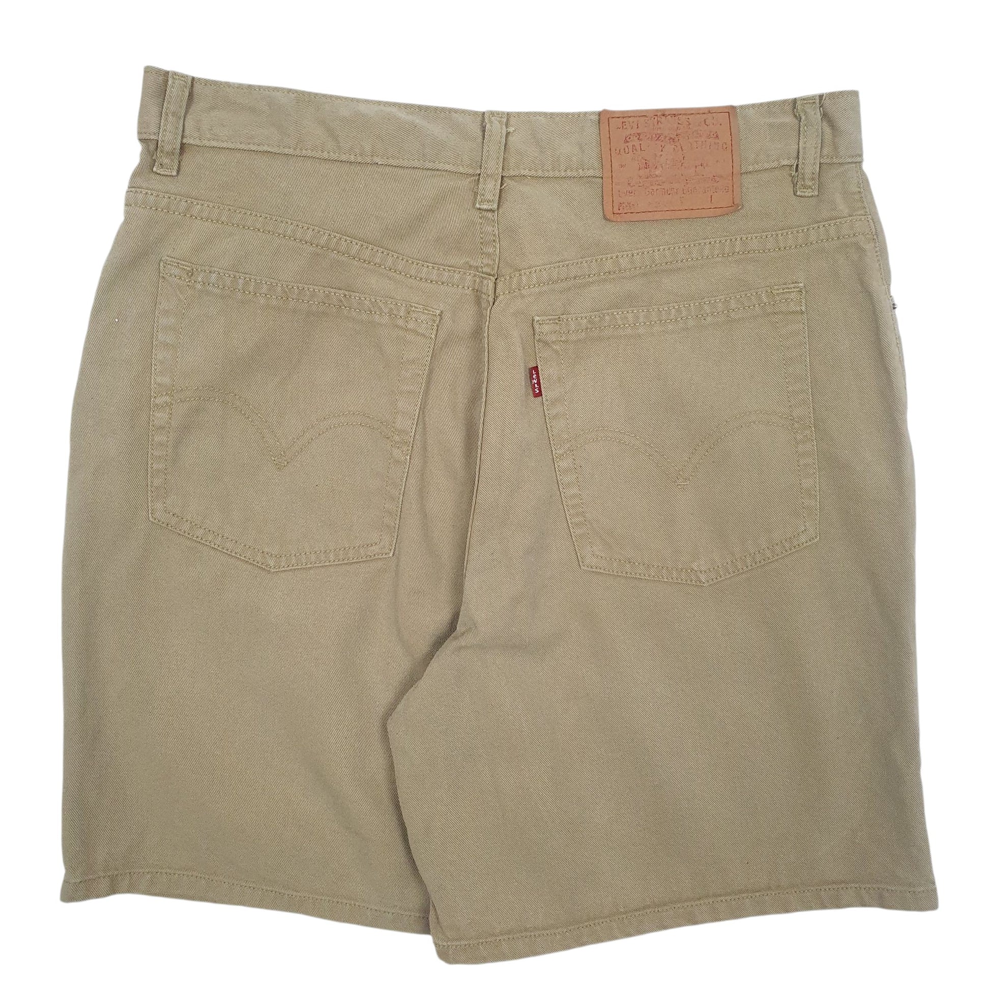 Womens Green Levis Vintage 90s Hoodie Shorts