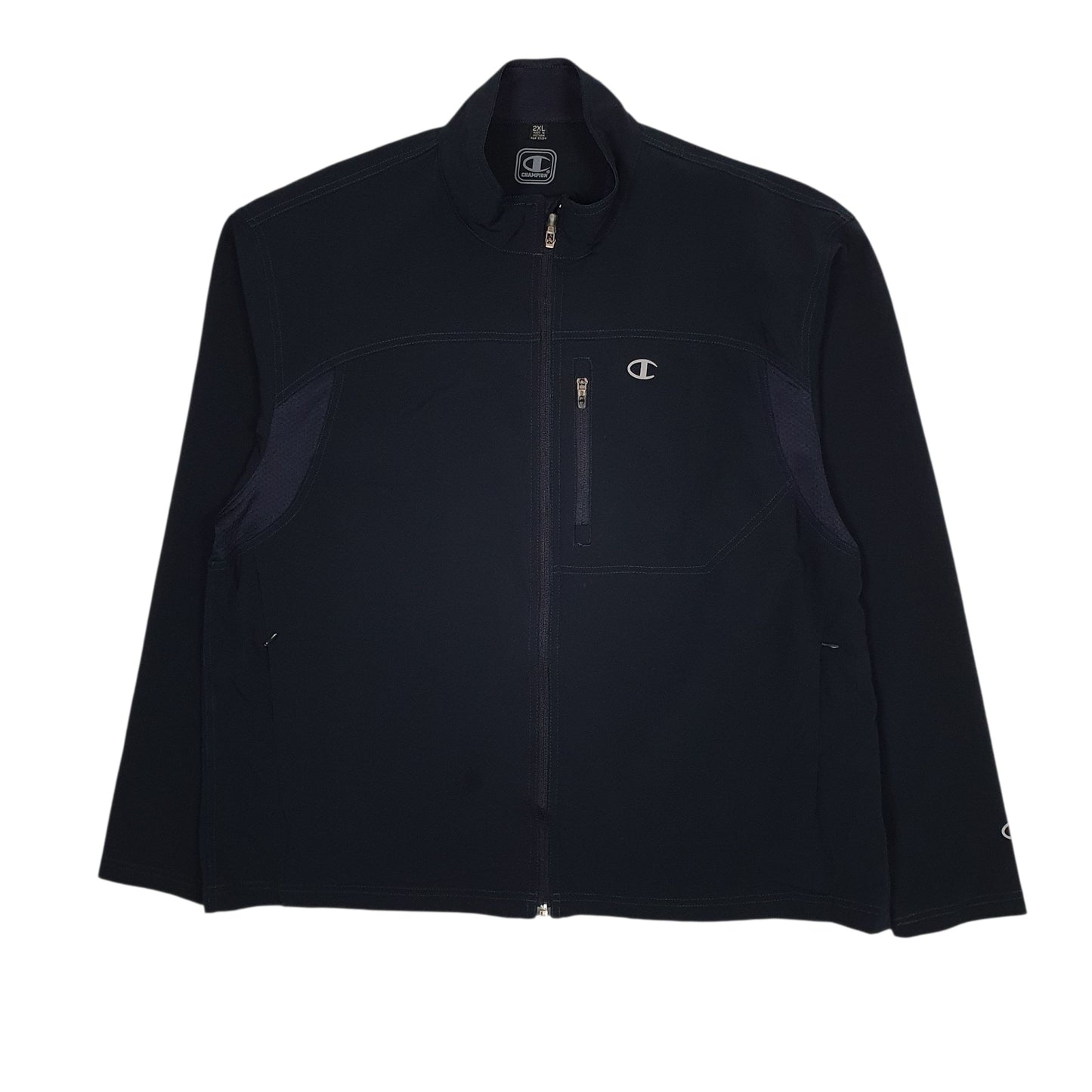 Mens Navy Champion  Full Zip Coat